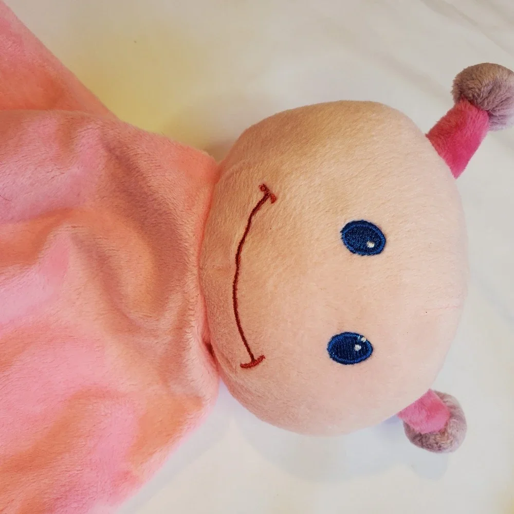 Baby Cubbies Pink Ladybug Baby‎ Security Blanket Lovey 2014
